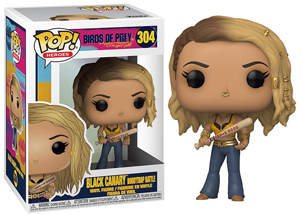 Damaged 7.5/10 Black Canary Boobytrap Battle Funko Pop! (Birds of Prey) 304