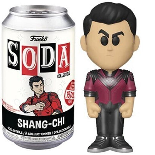 Collectible Funko Soda Figurine of Shang - Chi with Metallic Finish and Opened Design - Chase Edition